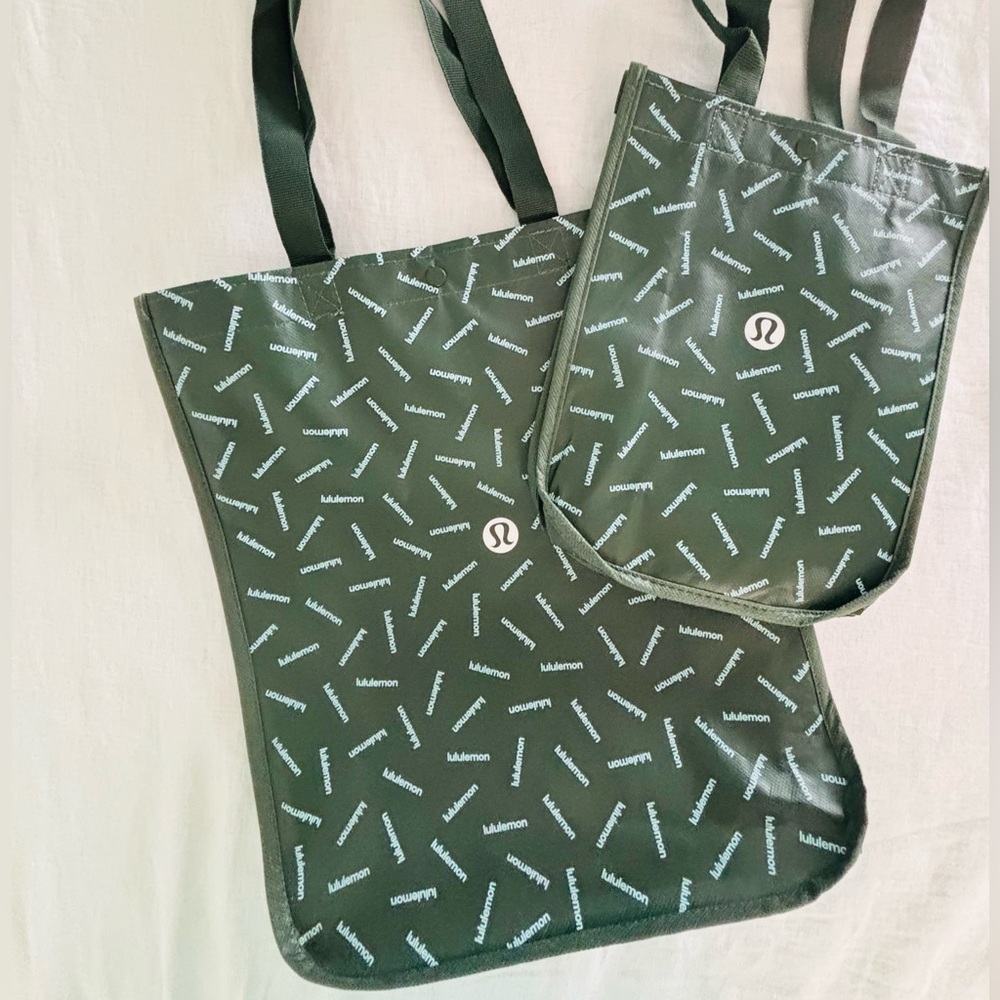 🍋 LULULEMON LOGO Shopping Totes